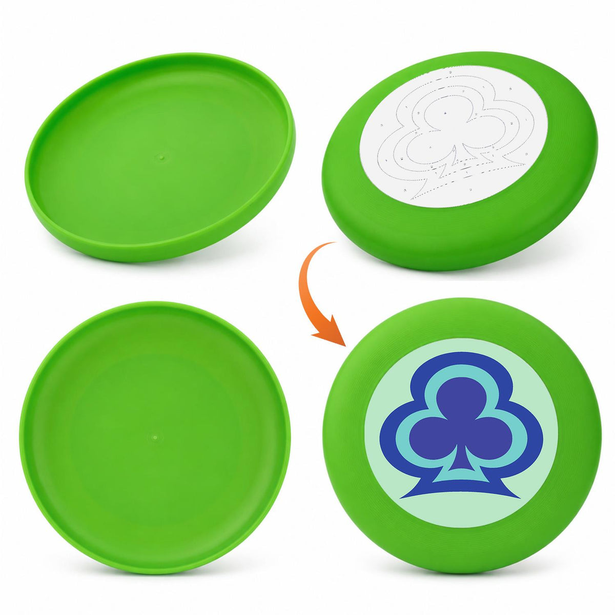 Lucky Clover (Paint by Numbers Flying Disc)