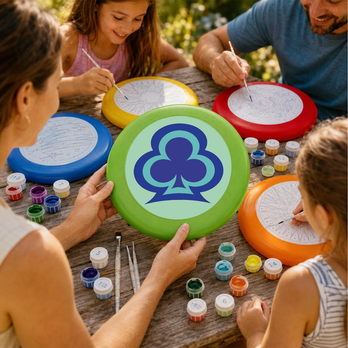 Lucky Clover (Paint by Numbers Flying Disc)