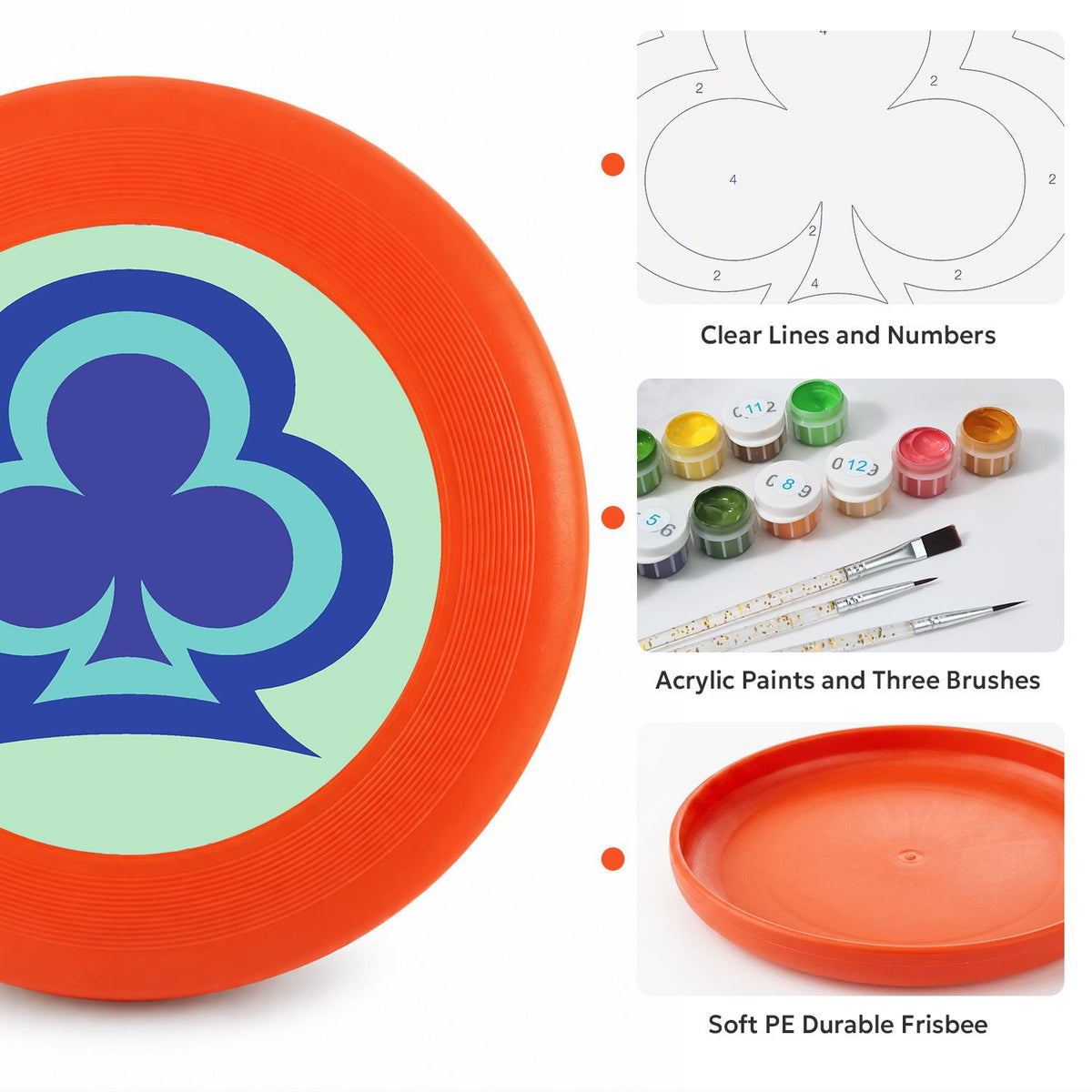 Lucky Clover (Paint by Numbers Flying Disc)