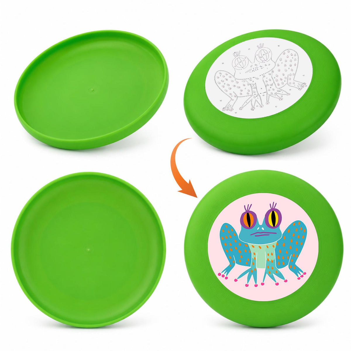 Little Frog Wings (Paint by Numbers Flying Disc)