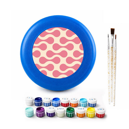 Pink Retro Loops (Paint by Numbers Flying Disc)