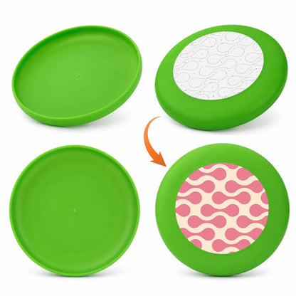 Pink Retro Loops (Paint by Numbers Flying Disc)