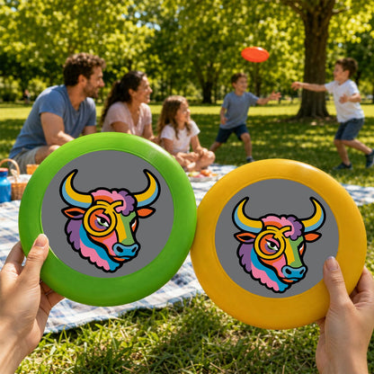 Colourful Bull (Paint by Numbers Flying Disc)