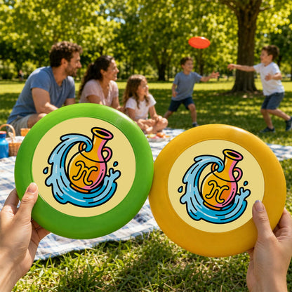 Golden Wave Swirl (Paint by Numbers Flying Disc)