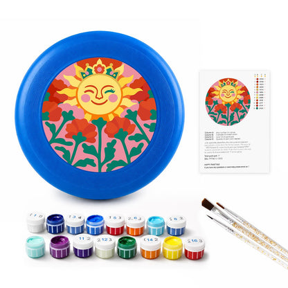 Sunflower Smile (Paint by Numbers Flying Disc)