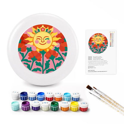 Sunflower Smile (Paint by Numbers Flying Disc)