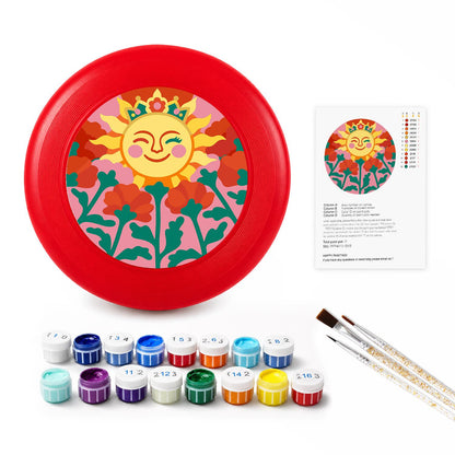 Sunflower Smile (Paint by Numbers Flying Disc)