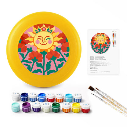 Sunflower Smile (Paint by Numbers Flying Disc)