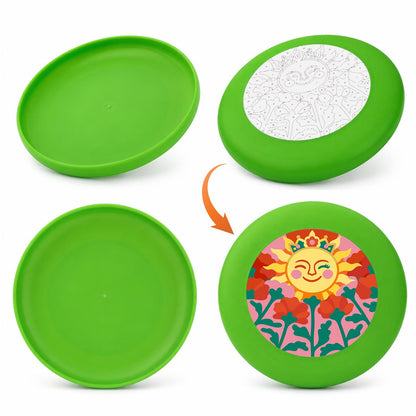 Sunflower Smile (Paint by Numbers Flying Disc)