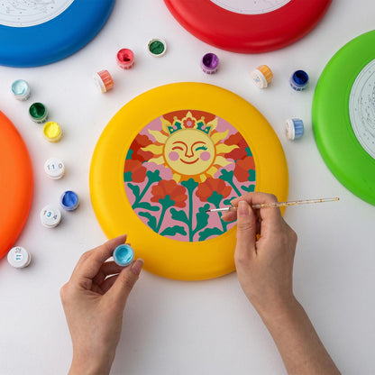 Sunflower Smile (Paint by Numbers Flying Disc)