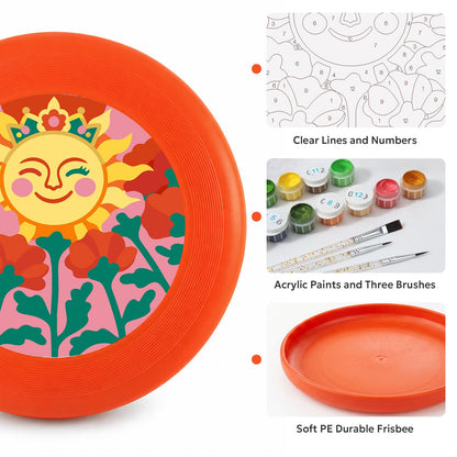 Sunflower Smile (Paint by Numbers Flying Disc)