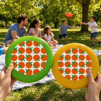 Orange Grove Pattern (Paint by Numbers Flying Disc)