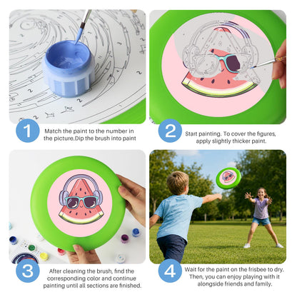 Cool Watermelon (Paint by Numbers Flying Disc)