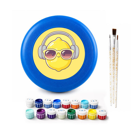 Lemon in Sunglasses (Paint by Numbers Flying Disc)