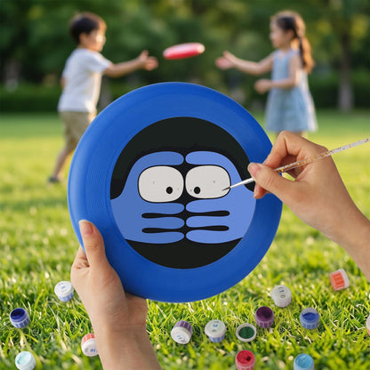 Peekaboo Blue Face (Paint by Numbers Flying Disc)