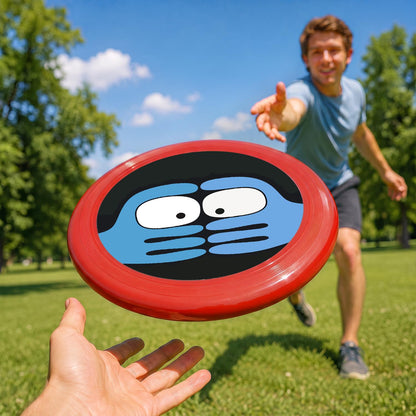 Peekaboo Blue Face (Paint by Numbers Flying Disc)
