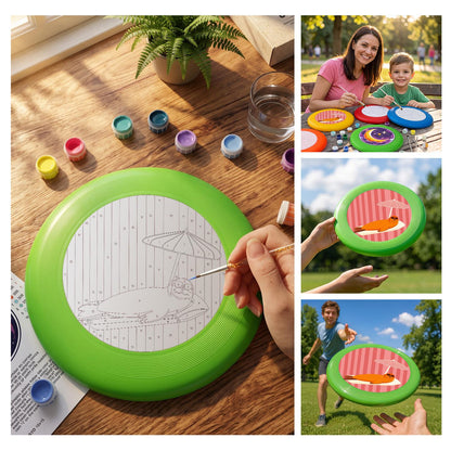 Beach Lounging Seal (Paint by Numbers Flying Disc)