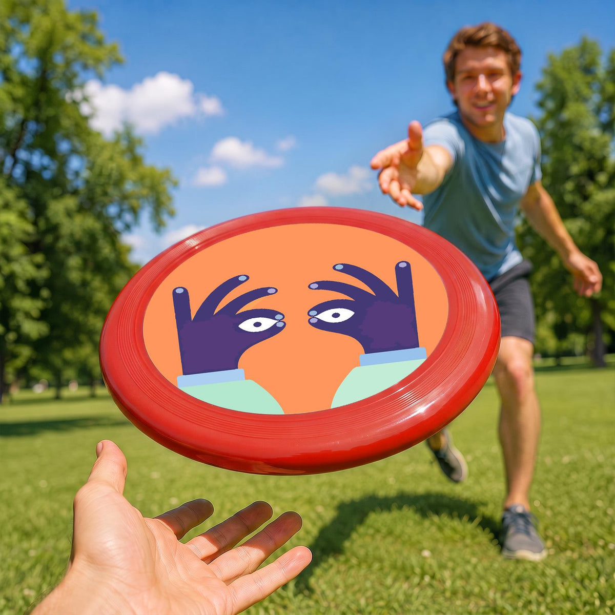 Peekaboo Bird (Paint by Numbers Flying Disc)