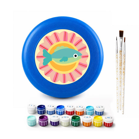 Sunny Little Fish (Paint by Numbers Flying Disc)