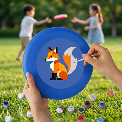 Patchwork Fox (Paint by Numbers Flying Disc)