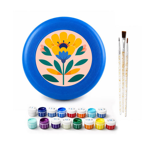 Yellow Meadow Flower (Paint by Numbers Flying Disc)