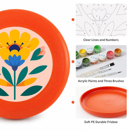 Yellow Meadow Flower (Paint by Numbers Flying Disc)