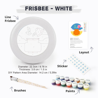 Potted Cactus (Paint by Numbers Flying Disc)
