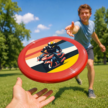 Motorcycle Racer (Paint by Numbers Flying Disc)