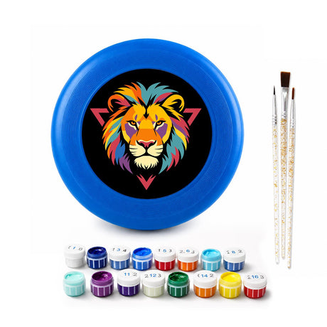 Neon Lion (Paint by Numbers Flying Disc)