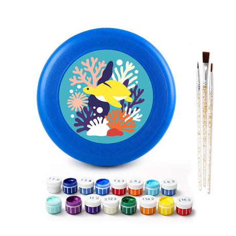 Coral Reef Fish (Paint by Numbers Flying Disc)