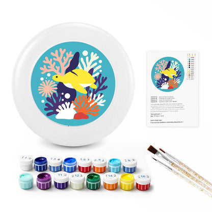 Coral Reef Fish (Paint by Numbers Flying Disc)