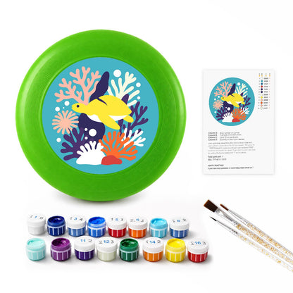 Coral Reef Fish (Paint by Numbers Flying Disc)