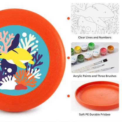 Coral Reef Fish (Paint by Numbers Flying Disc)