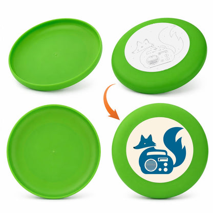 Fox and Radio (Paint by Numbers Flying Disc)