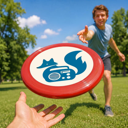 Fox and Radio (Paint by Numbers Flying Disc)