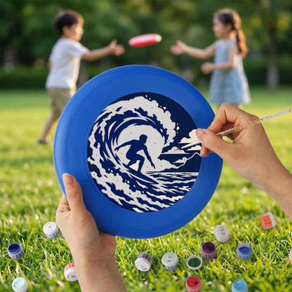Surfer in the Wave (Paint by Numbers Flying Disc)