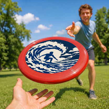 Surfer in the Wave (Paint by Numbers Flying Disc)