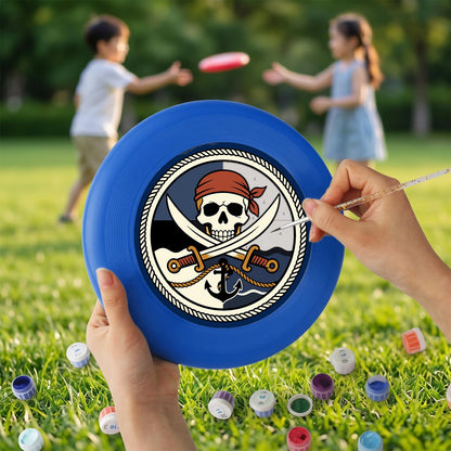 Pirate Skull and Swords (Paint by Numbers Flying Disc)