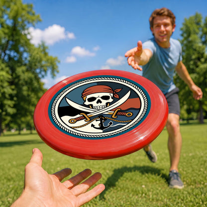 Pirate Skull and Swords (Paint by Numbers Flying Disc)