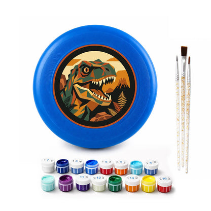 Dinosaur at Sunset (Paint by Numbers Flying Disc)