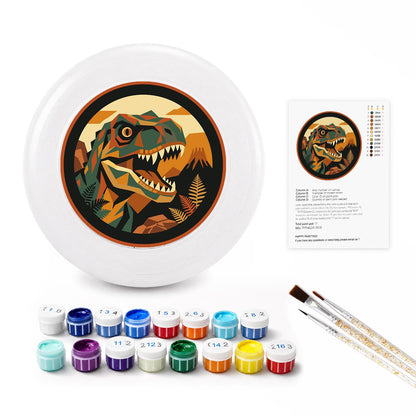 Dinosaur at Sunset (Paint by Numbers Flying Disc)