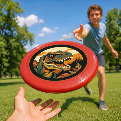 Dinosaur at Sunset (Paint by Numbers Flying Disc)