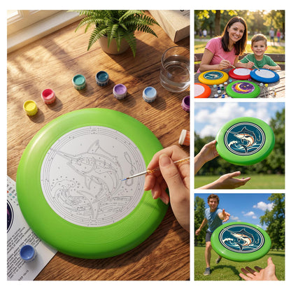 Leaping Marlin (Paint by Numbers Flying Disc)