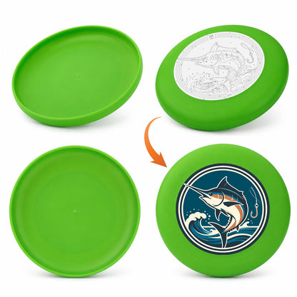 Leaping Marlin (Paint by Numbers Flying Disc)