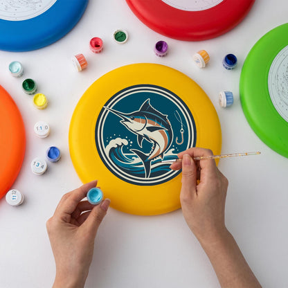Leaping Marlin (Paint by Numbers Flying Disc)