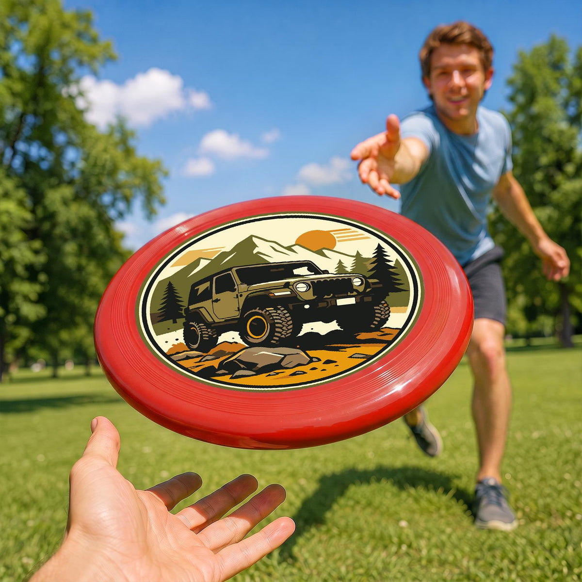 Off-Road Adventure (Paint by Numbers Flying Disc)