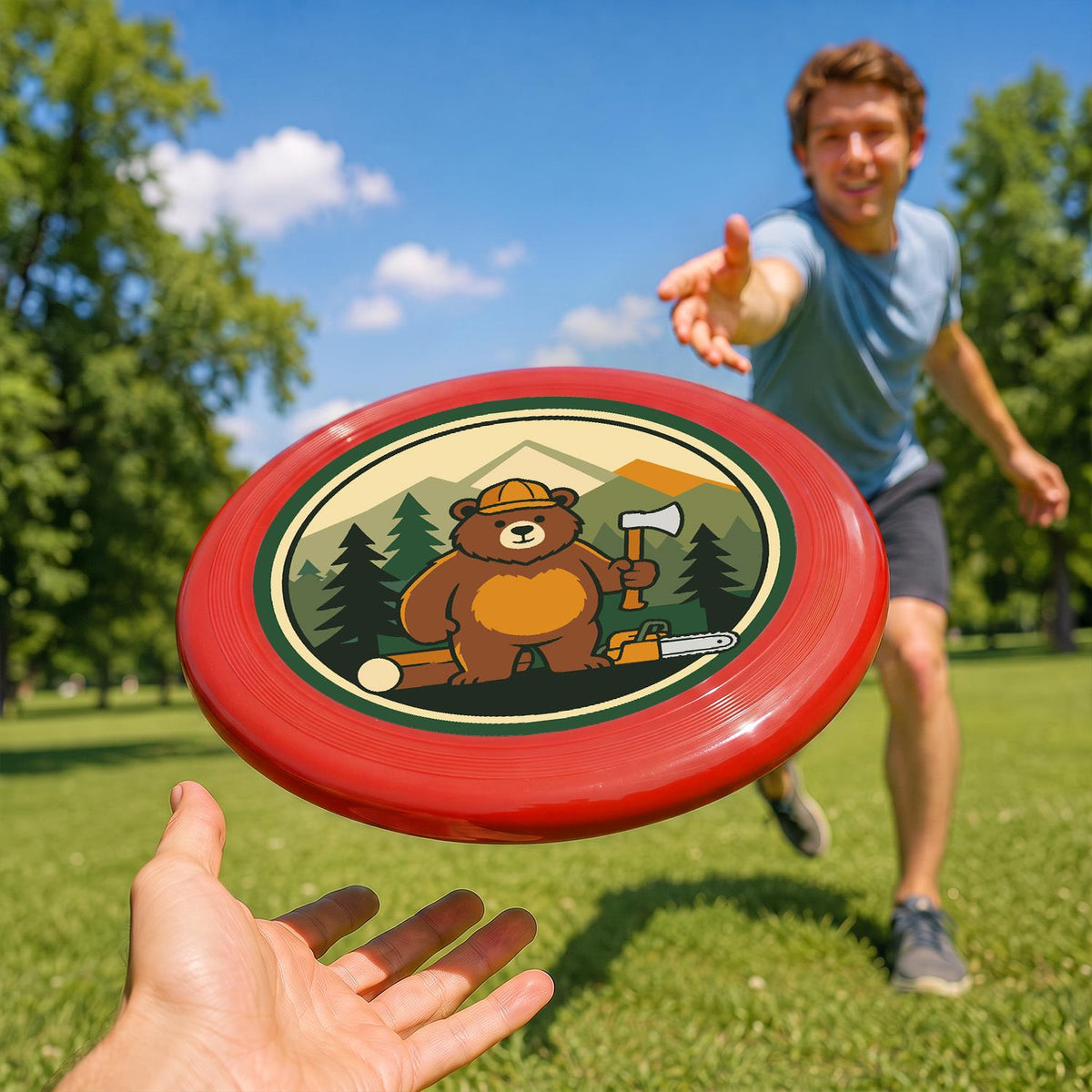 Woodland Bear (Paint by Numbers Flying Disc)