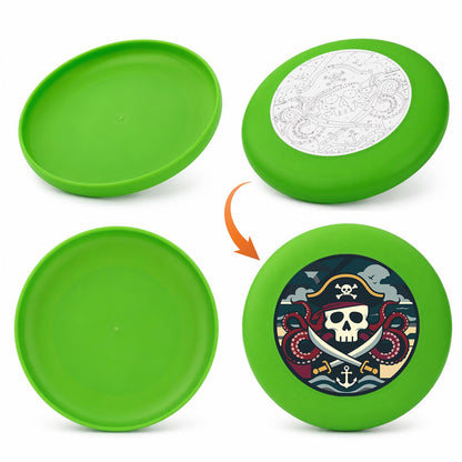Pirate Captain Emblem (Paint by Numbers Flying Disc)