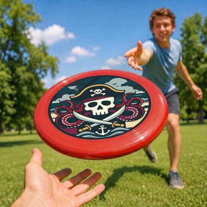 Pirate Captain Emblem (Paint by Numbers Flying Disc)