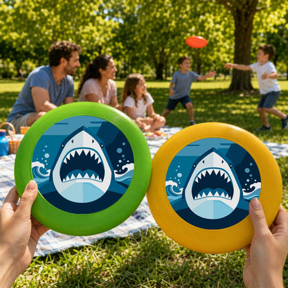 Deep Blue Shark (Paint by Numbers Flying Disc)